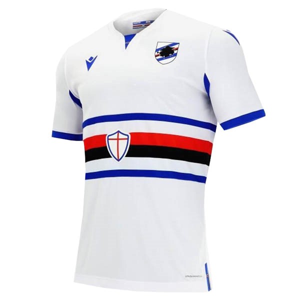 Camiseta Sampdoria Replica Segunda Ropa 2020/21 Blanco